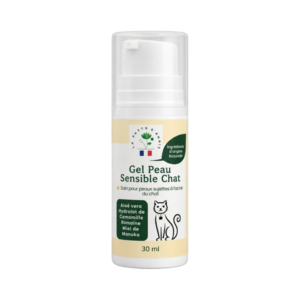 Gel Peau Sensible Chat – Soin Apaisant Naturel pour Peaux Fragiles