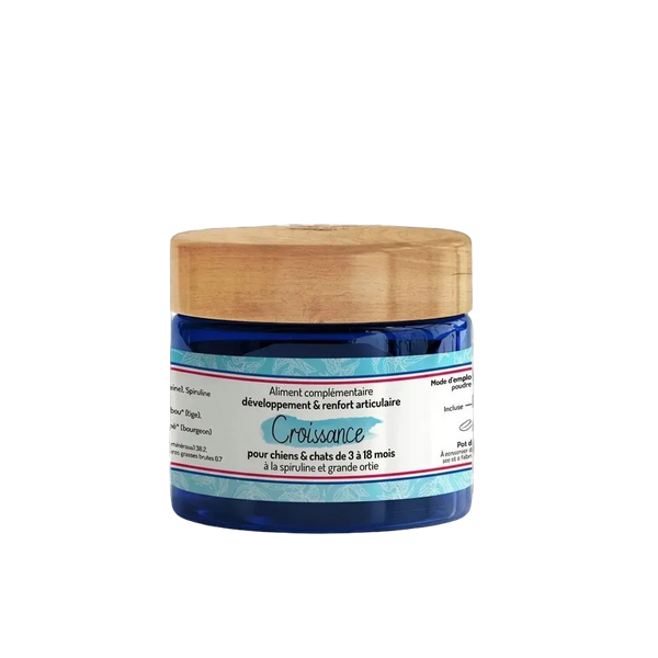 Croissance — Complément alimentaire chiot & chaton · 60 g