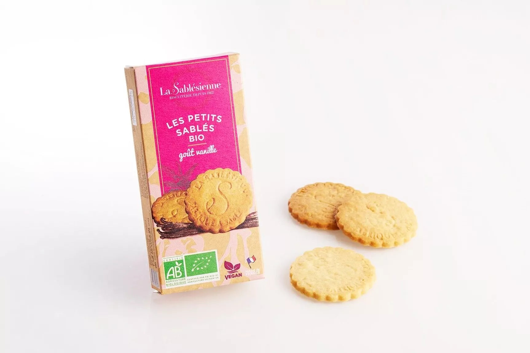 Biscuits sablés vanille bio & vegan