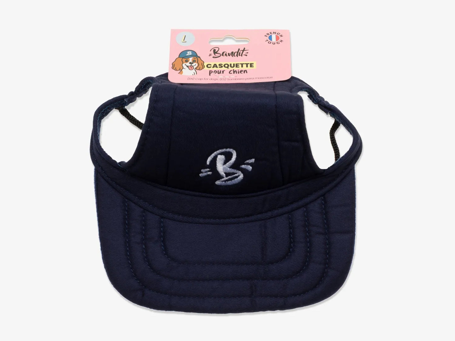 Casquette pour chien anti-UV — Protection soleil tête & yeux, Made in France · 4 tailles