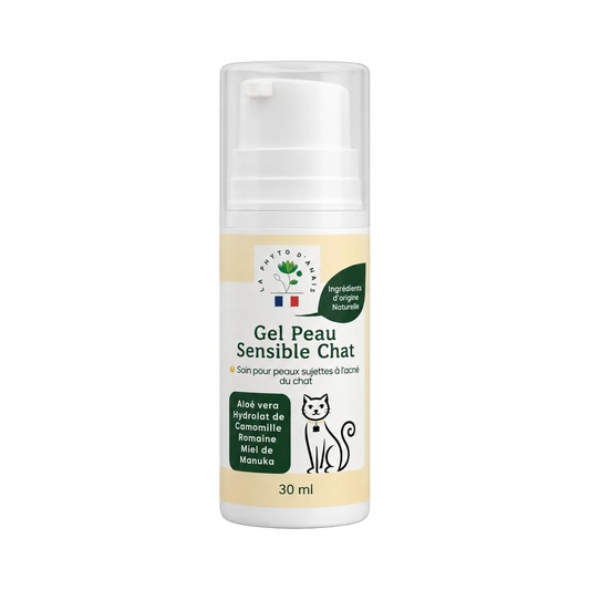 Gel Peau Sensible Chat – Soin Apaisant Naturel pour Peaux Fragiles