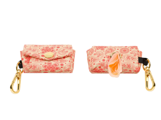 Pochette à sacs à crottes GOLDEN VIBE — Motif paisley