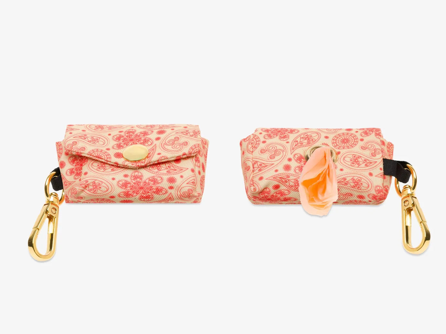 Pochette à sacs à crottes GOLDEN VIBE — Motif paisley