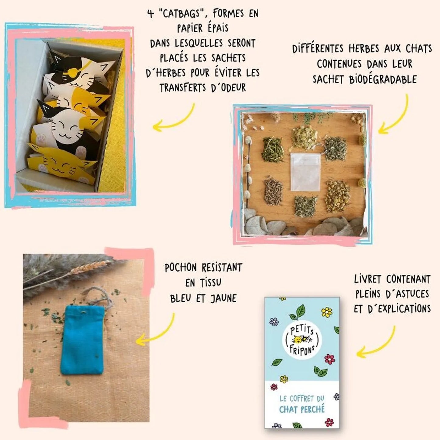 Le Coffret du Chat Perché — Herbes-aux-chats bio