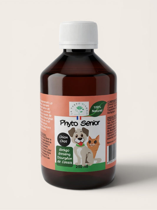 Complément naturel pour chien & chat senior — Vitalité, mobilité & fonctions cognitives · 250 ml