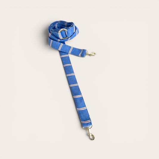 Laisse pour chien réglable fait main — Multi-positions bandoulière & mains libres, Made in France