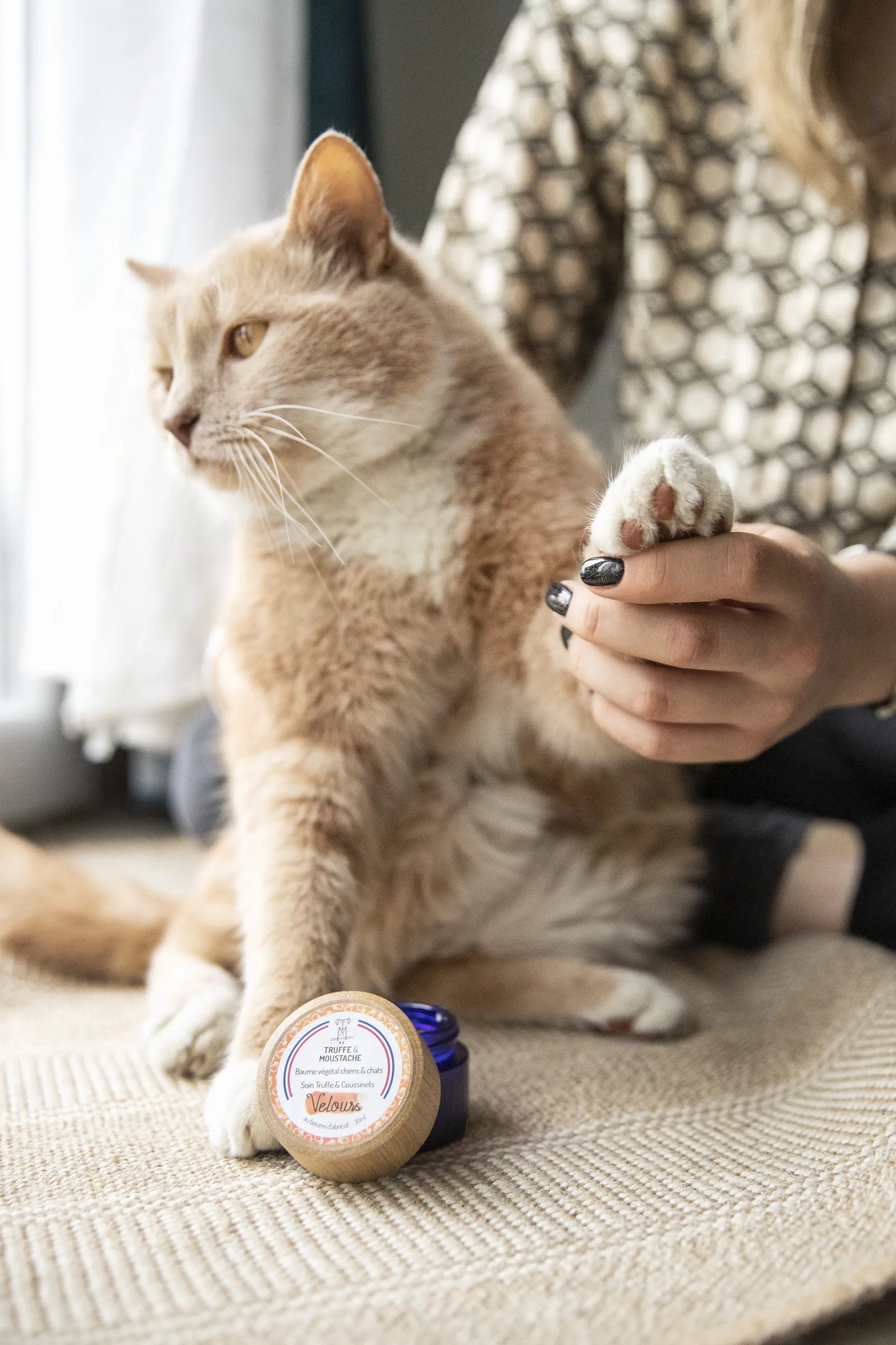 🌿 Velours – Baume Naturel Truffe & Coussinets pour Chien et Chat